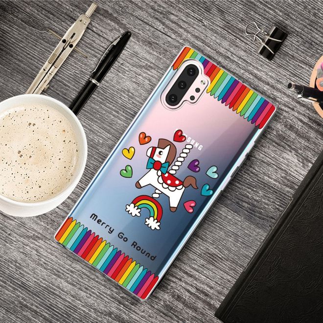 Samsung Galaxy Note 10+ / Note 10+ 5G Handyhülle - Softcase Image Plastik Series - Merry Go Round