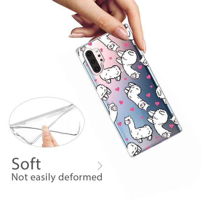 Samsung Galaxy Note 10+ / Note 10+ 5G Handyhülle - Softcase Image Plastik Series - Alpakas
