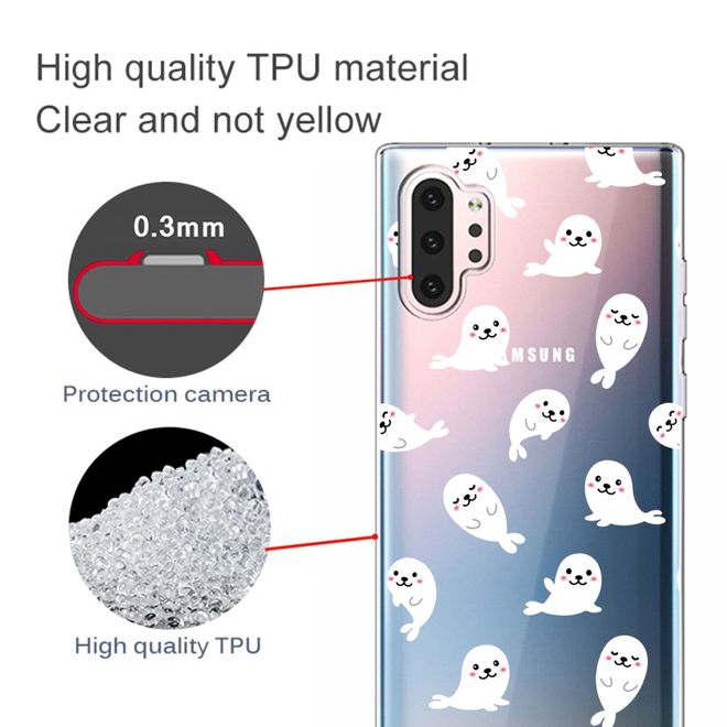 Samsung Galaxy Note 10+ / Note 10+ 5G Handyhülle - Softcase Image Plastik Series - Seelöwen