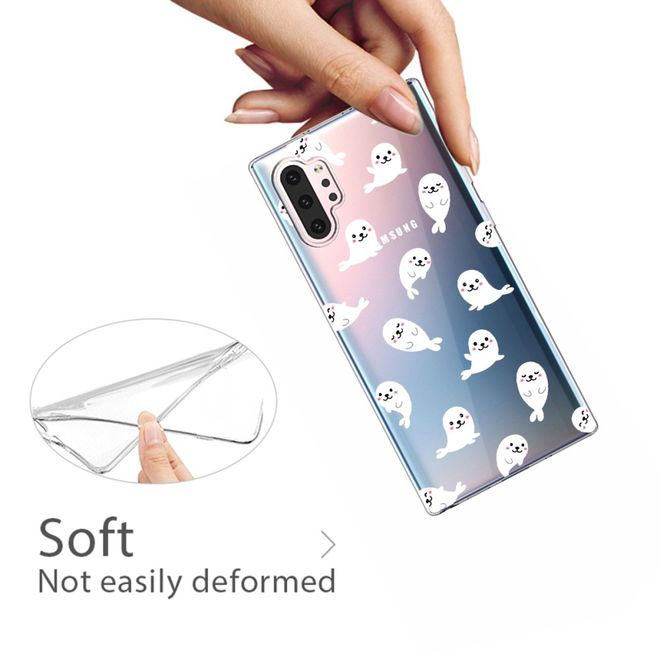 Samsung Galaxy Note 10+ / Note 10+ 5G Handyhülle - Softcase Image Plastik Series - Seelöwen