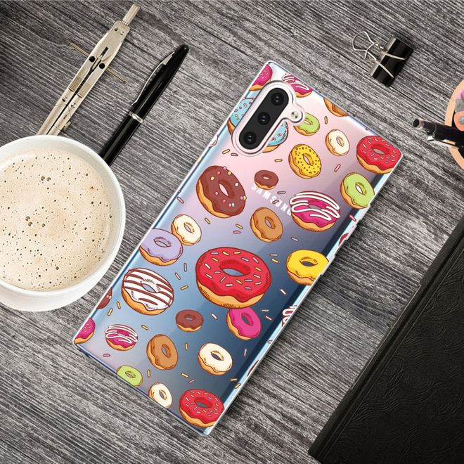 Samsung Galaxy Note 10 Handyhülle - Softcase Image Plastik Series - Donuts