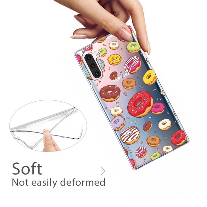 Samsung Galaxy Note 10 Handyhülle - Softcase Image Plastik Series - Donuts