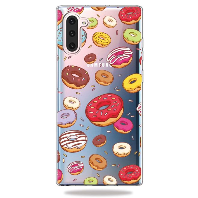 Samsung Galaxy Note 10 Handyhülle - Softcase Image Plastik Series - Donuts