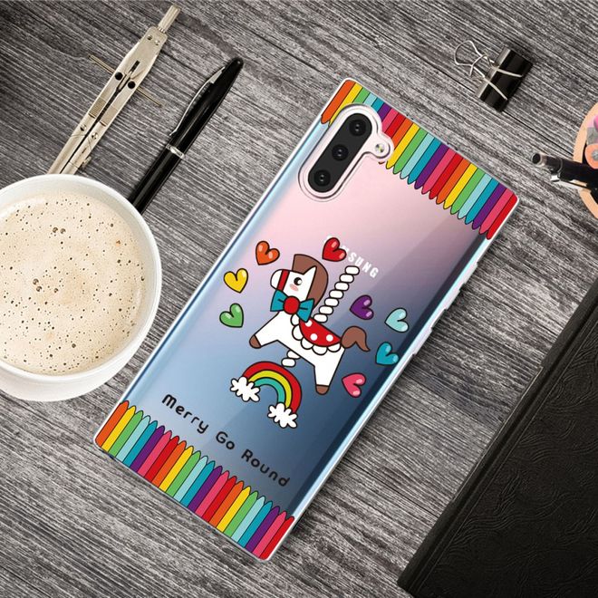 Samsung Galaxy Note 10 Handyhülle - Softcase Image Plastik Series - Merry Go Round