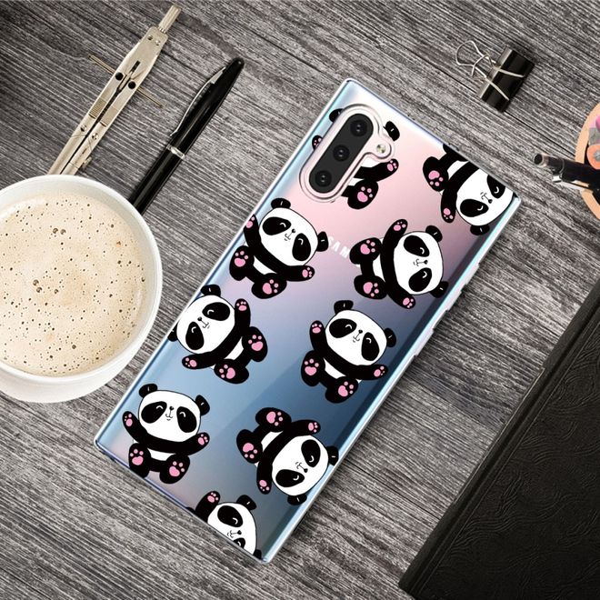 Samsung Galaxy Note 10 Handyhülle - Softcase Image Plastik Series - Pandas