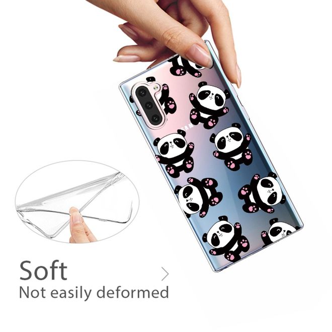 Samsung Galaxy Note 10 Handyhülle - Softcase Image Plastik Series - Pandas