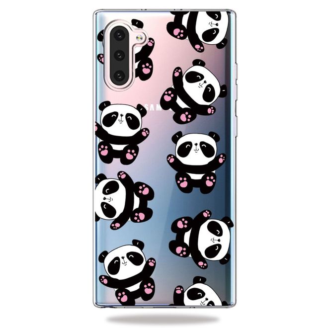 Samsung Galaxy Note 10 Handyhülle - Softcase Image Plastik Series - Pandas