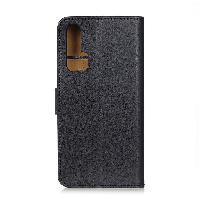 Huawei Honor 20 Pro Handy Hülle - Classic II Leder Bookcover Series - schwarz