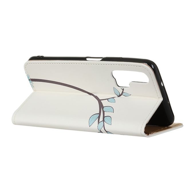 Huawei Honor 20 Pro Handyhülle - Leder Bookcover Image II Series - Eulen auf einem Ast