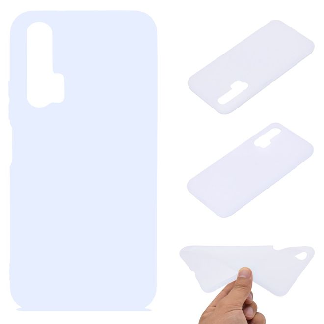 Huawei Honor 20 Pro Handyhülle - Softcase TPU Series - weiss