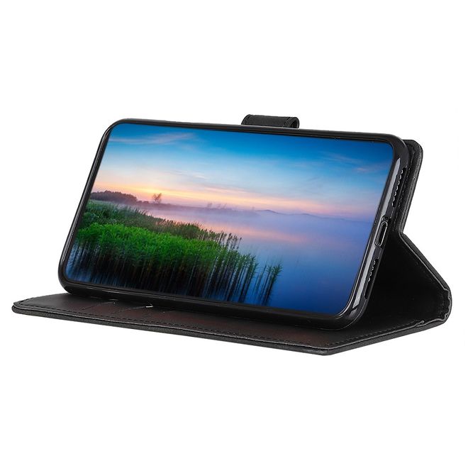 Xiaomi Mi 9 Lite Handy Hülle - Classic IV Leder Bookcover Series - schwarz