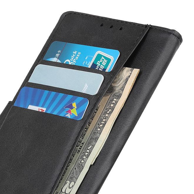 Xiaomi Mi 9 Lite Handy Hülle - Classic IV Leder Bookcover Series - schwarz