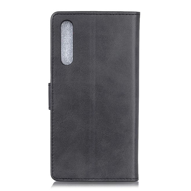 Xiaomi Mi 9 Lite Handy Hülle - Classic IV Leder Bookcover Series - schwarz