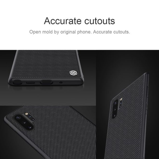 Nillkin - Samsung Galaxy Note 10+/Note 10+ 5G Hülle - Hardcase - Textured Series - schwarz
