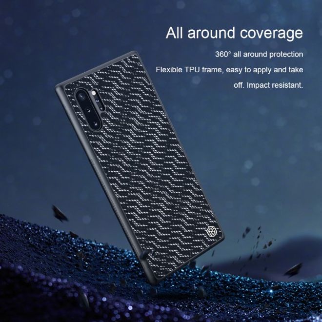 Nillkin - Samsung Galaxy Note 10+/Note 10+ 5G Hülle - Case aus Plastik - Twinkle Series - schwarz