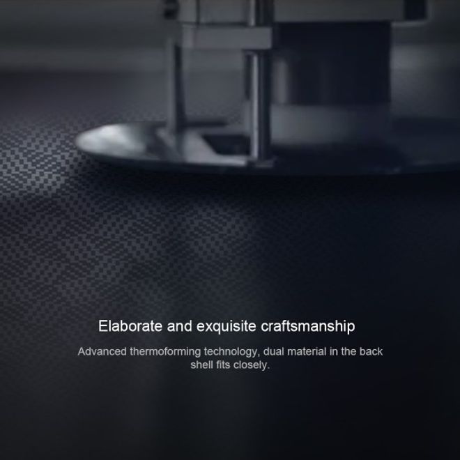 Nillkin - Samsung Galaxy Note 10 Handy Case - Hülle aus Plastik/Carbon - Synthetic Fiber Series - Plaid schwarz