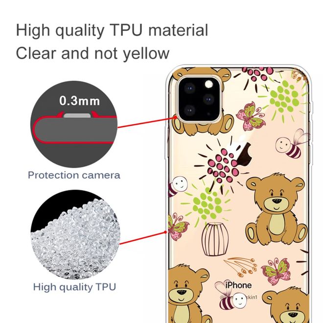 iPhone 11 Pro Phone Case - Softcase Image Plastic Series - Bear