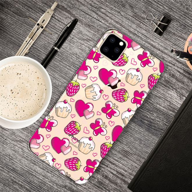 Coque pour iPhone 11 Pro - Série Softcase Image Plastic - Motif Bonbons et Cœurs