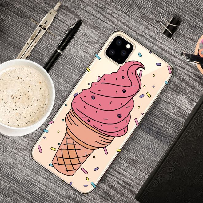 Coque pour iPhone 11 Pro Max - Série Image Plastic Softcase - Crème glacée