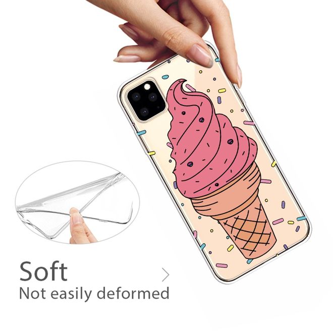 Coque pour iPhone 11 Pro Max - Série Image Plastic Softcase - Crème glacée