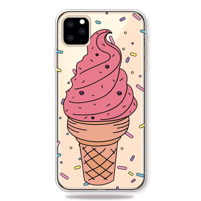 Coque pour iPhone 11 Pro Max - Série Image Plastic Softcase - Crème glacée