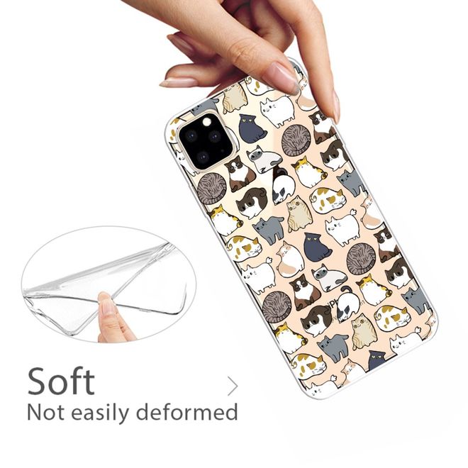 Coque pour iPhone 11 Pro Max - Série Softcase Image Plastic - Chats