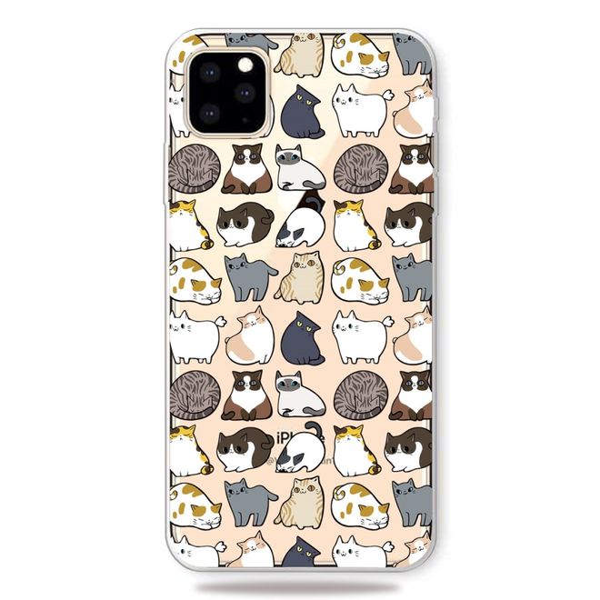 Coque pour iPhone 11 Pro Max - Série Softcase Image Plastic - Chats