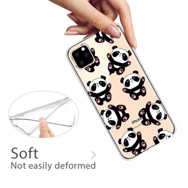 iPhone 11 Pro Max Phone Case - Softcase Image Plastic Series - Pandas