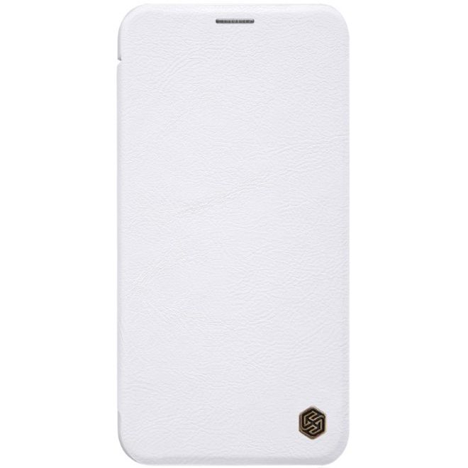 Nillkin - iPhone 11 Pro Max Hülle - Leder Book Case - Qin Series - weiss