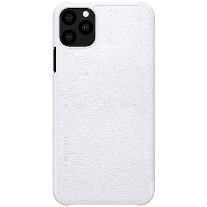 Nillkin - iPhone 11 Pro Max Hülle - Leder Book Case - Qin Series - weiss