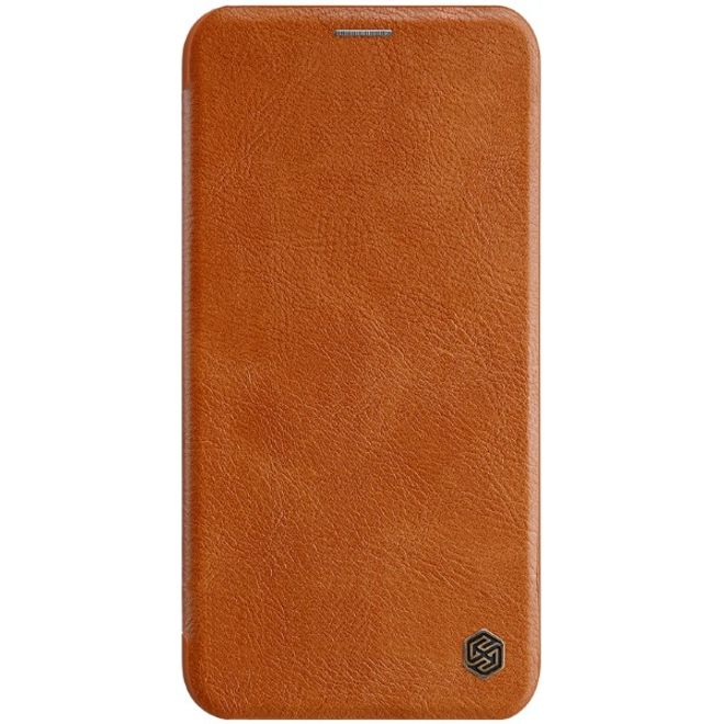 Nillkin - iPhone 11 Pro Max Hülle - Leder Book Case - Qin Series - braun