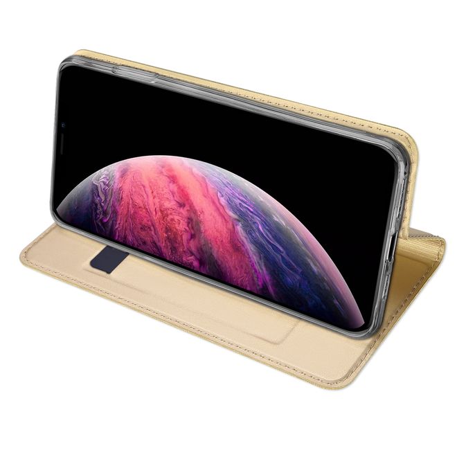 Dux Ducis - iPhone 11 Pro Max Hülle - Handy Bookcover - Skin Pro Series - gold