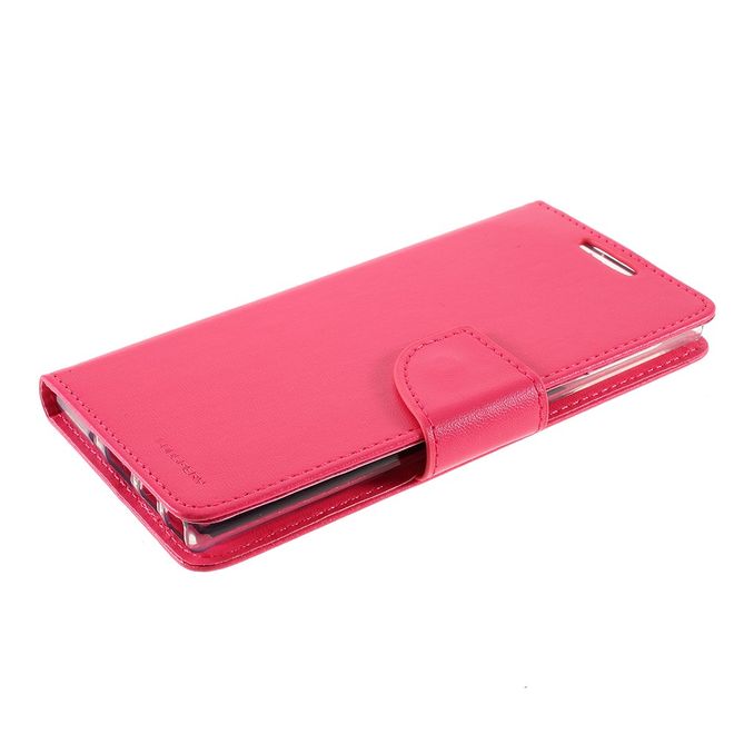 Goospery - Samsung Galaxy Note 10 Hülle - Leder Bookcover - Bravo Diary Series - pink