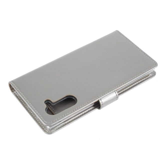 Goospery - Samsung Galaxy Note 10 Hülle - Leder Bookcover - Rich Diary Series - gold