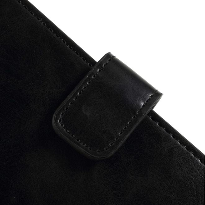 Goospery - Samsung Galaxy Note 10 Hülle - Leder Bookcover - Mansoor Diary Series - schwarz