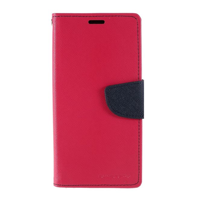 Goospery - Samsung Galaxy Note 10 Hülle - Handy Bookcover - Fancy Diary Series - pink/navy