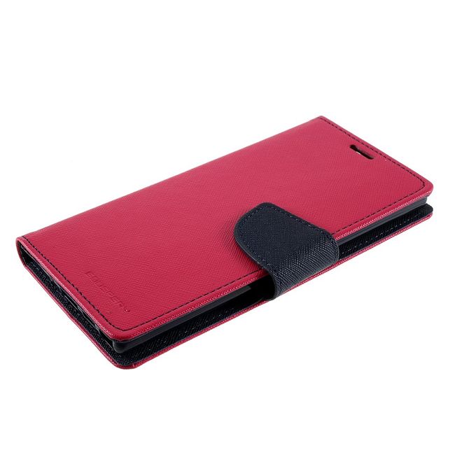 Goospery - Samsung Galaxy Note 10 Hülle - Handy Bookcover - Fancy Diary Series - pink/navy