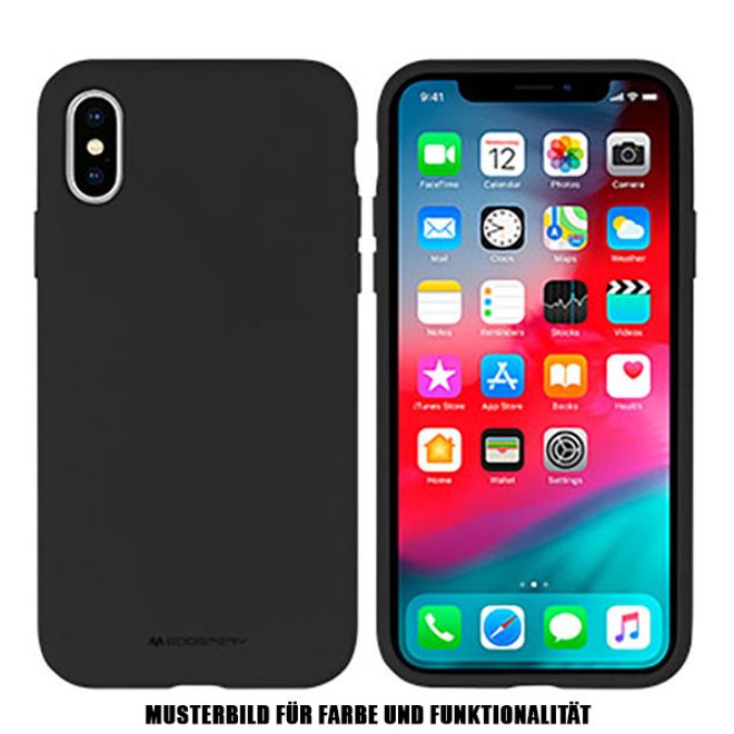 Goospery - Samsung Galaxy Note 10 Handyhülle - Case aus Silikon - Silicone Case Series - schwarz