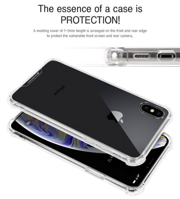 Goospery - Samsung Galaxy Note 10 Handyhülle - Solides Plastik Case - Super Protect Series - transparent