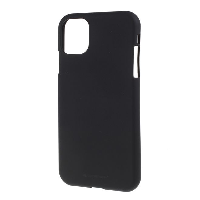 Goospery - iPhone 11 Pro Max Hülle - TPU Softcase - SF Jelly Series - schwarz
