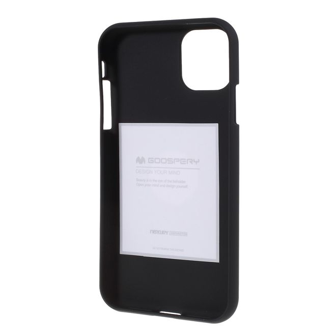 Goospery - iPhone 11 Pro Max Hülle - TPU Softcase - SF Jelly Series - schwarz