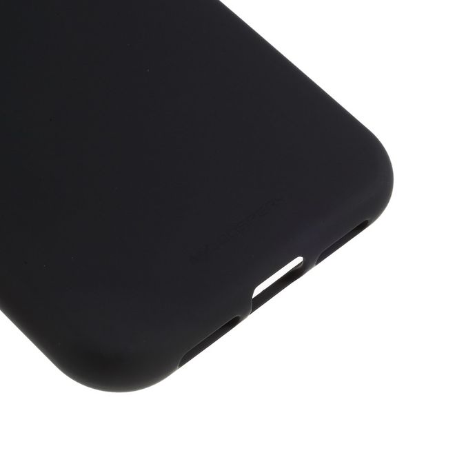 Goospery - iPhone 11 Pro Max Hülle - TPU Softcase - SF Jelly Series - schwarz