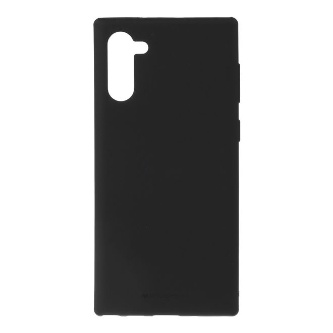 Goospery - Samsung Galaxy Note 10 Hülle - TPU Softcase - SF Jelly Series - schwarz