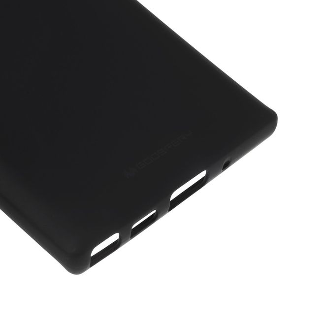 Goospery - Samsung Galaxy Note 10 Hülle - TPU Softcase - SF Jelly Series - schwarz