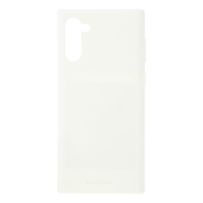 Goospery - Samsung Galaxy Note 10 Hülle - TPU Softcase - SF Jelly Series - weiss