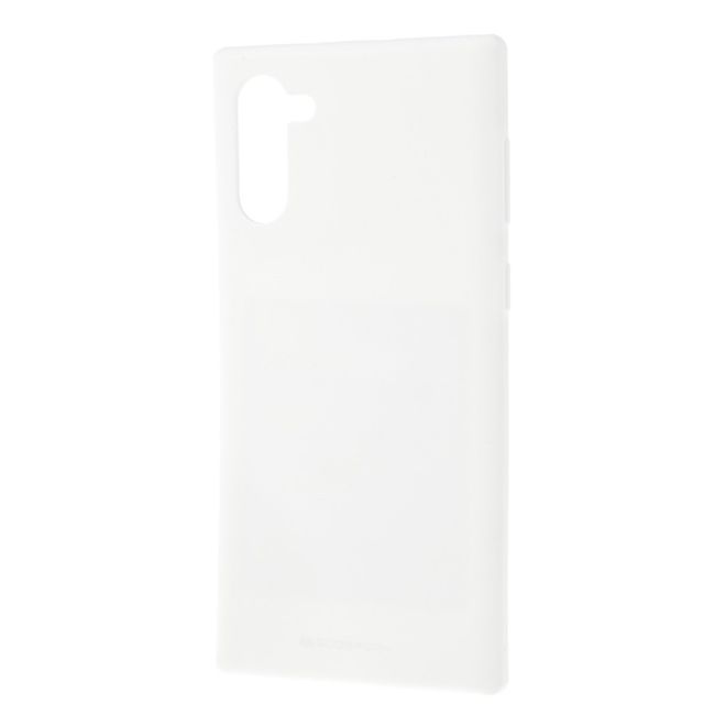 Goospery - Samsung Galaxy Note 10 Hülle - TPU Softcase - SF Jelly Series - weiss