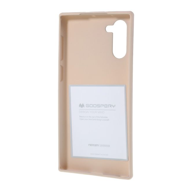 Goospery - Samsung Galaxy Note 10 Hülle - TPU Softcase - SF Jelly Series - pink sand