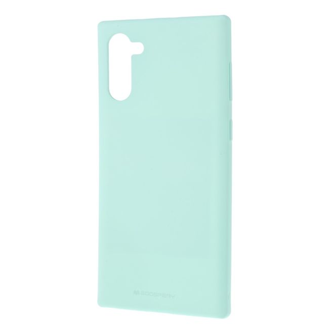 Goospery - Samsung Galaxy Note 10 Hülle - TPU Softcase - SF Jelly Series - mint