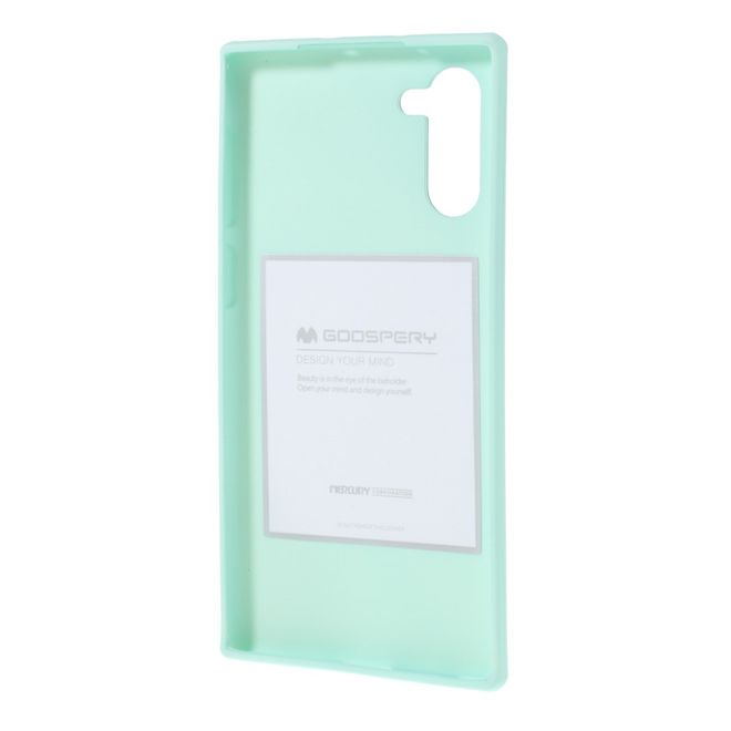 Goospery - Samsung Galaxy Note 10 Hülle - TPU Softcase - SF Jelly Series - mint