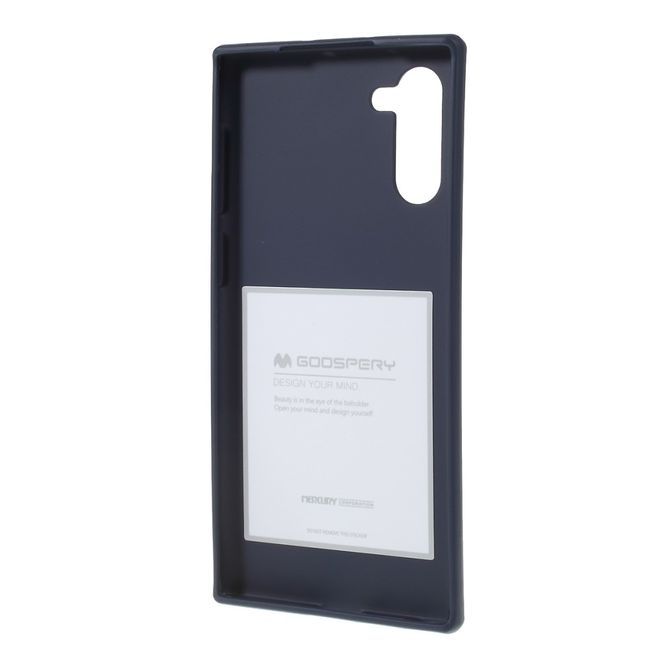 Goospery - Samsung Galaxy Note 10 Hülle - TPU Softcase - SF Jelly Series - midnight blue